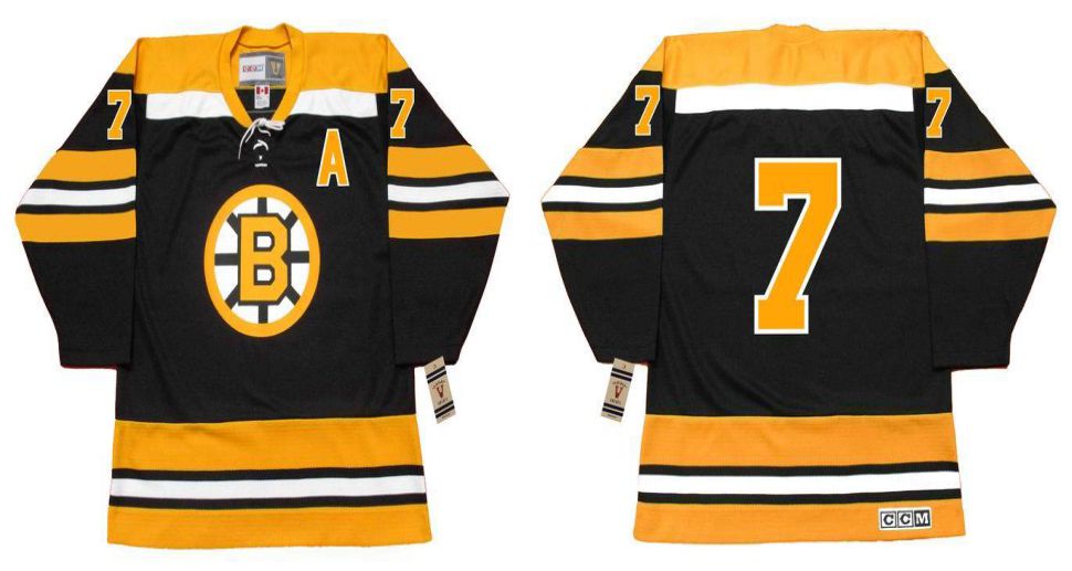 2019 Men Boston Bruins #7 Esposito Black CCM NHL jerseys1